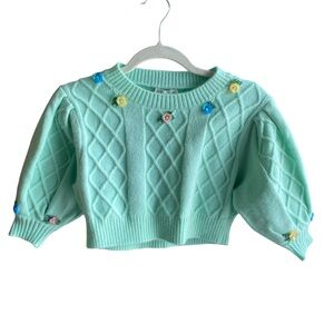 NWT For Love and Lemons Sutton Cropped Sweater